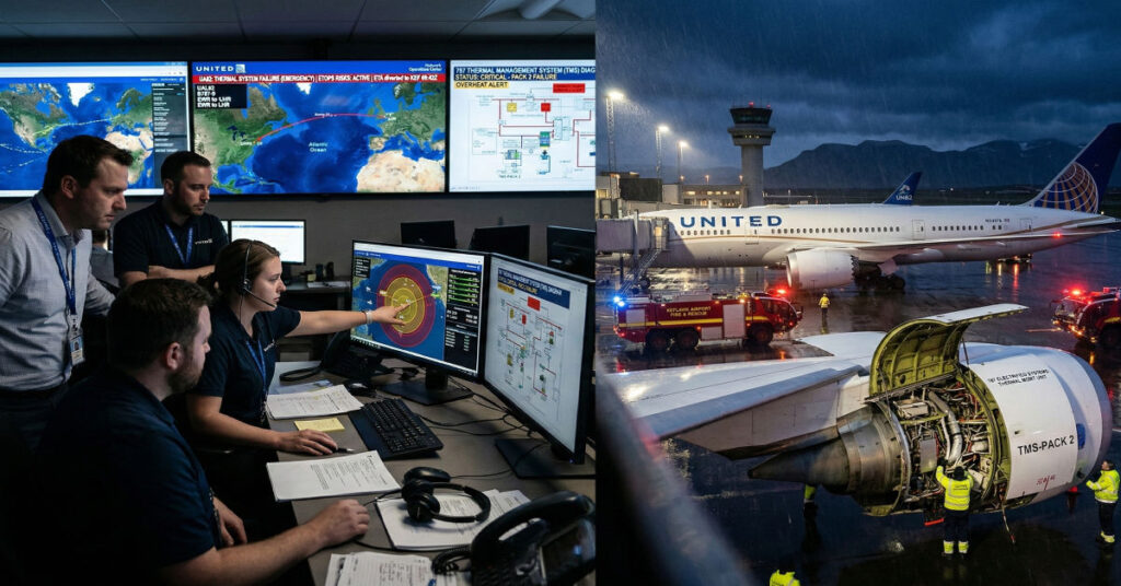 United Airlines Flight UA82 Emergency