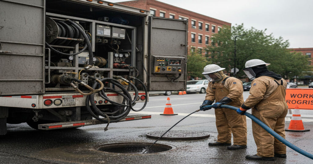 Hydro Jetting Sewer Lines