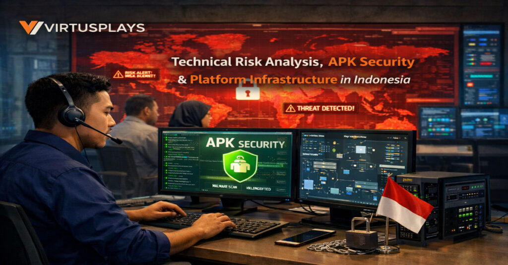 Virtusplays: Technical Risk Analysis, APK Security and Platform Infrastructure in Indonesia