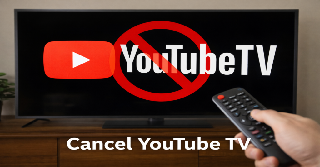 Cancel YouTube TV