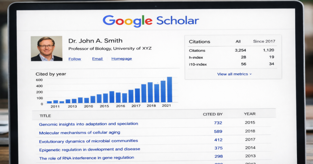 Google Scholar Citation